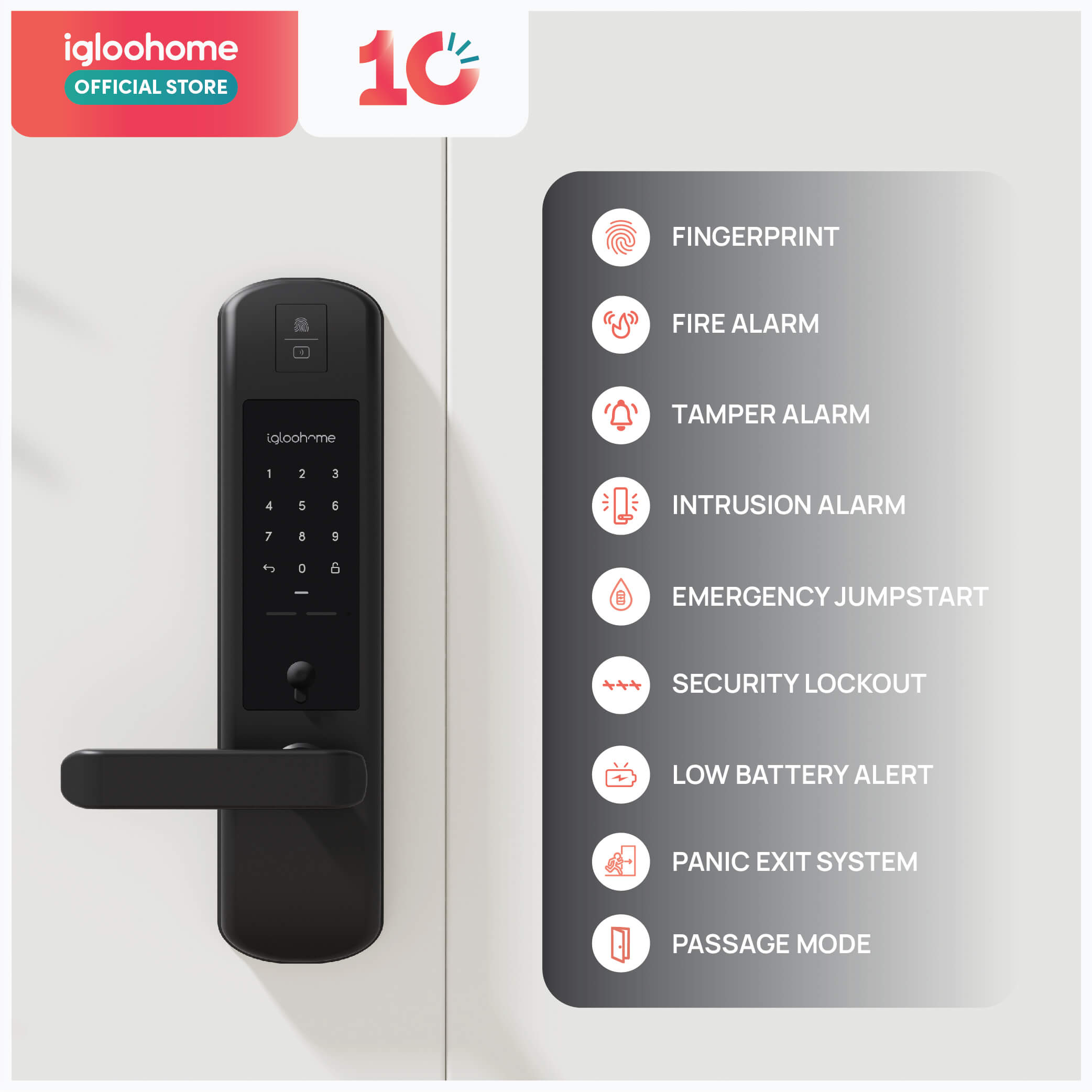 Mortise 2+ Digital Lock
