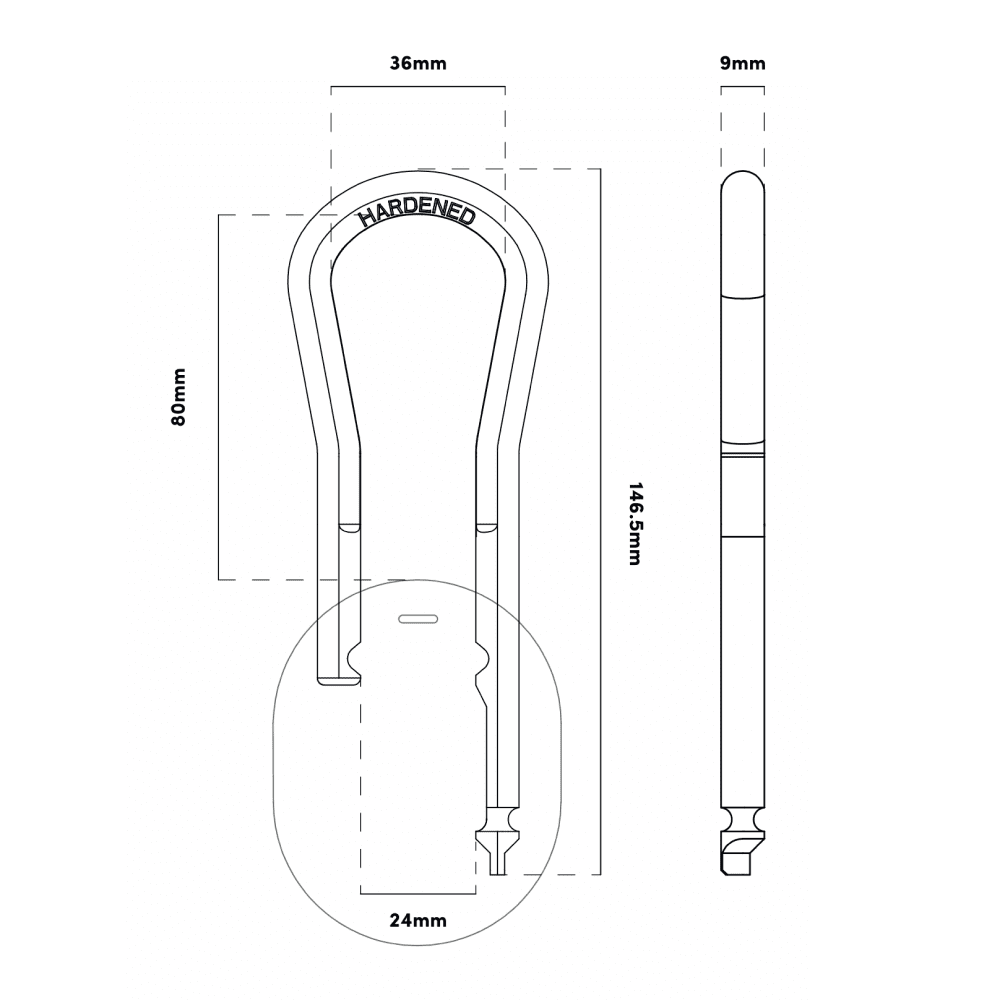 Long Shackle (For Padlock)