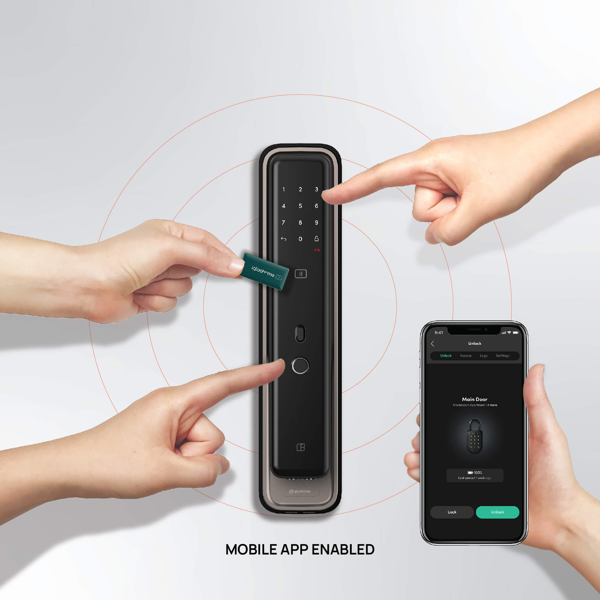 Mortise Touch Digital Lock