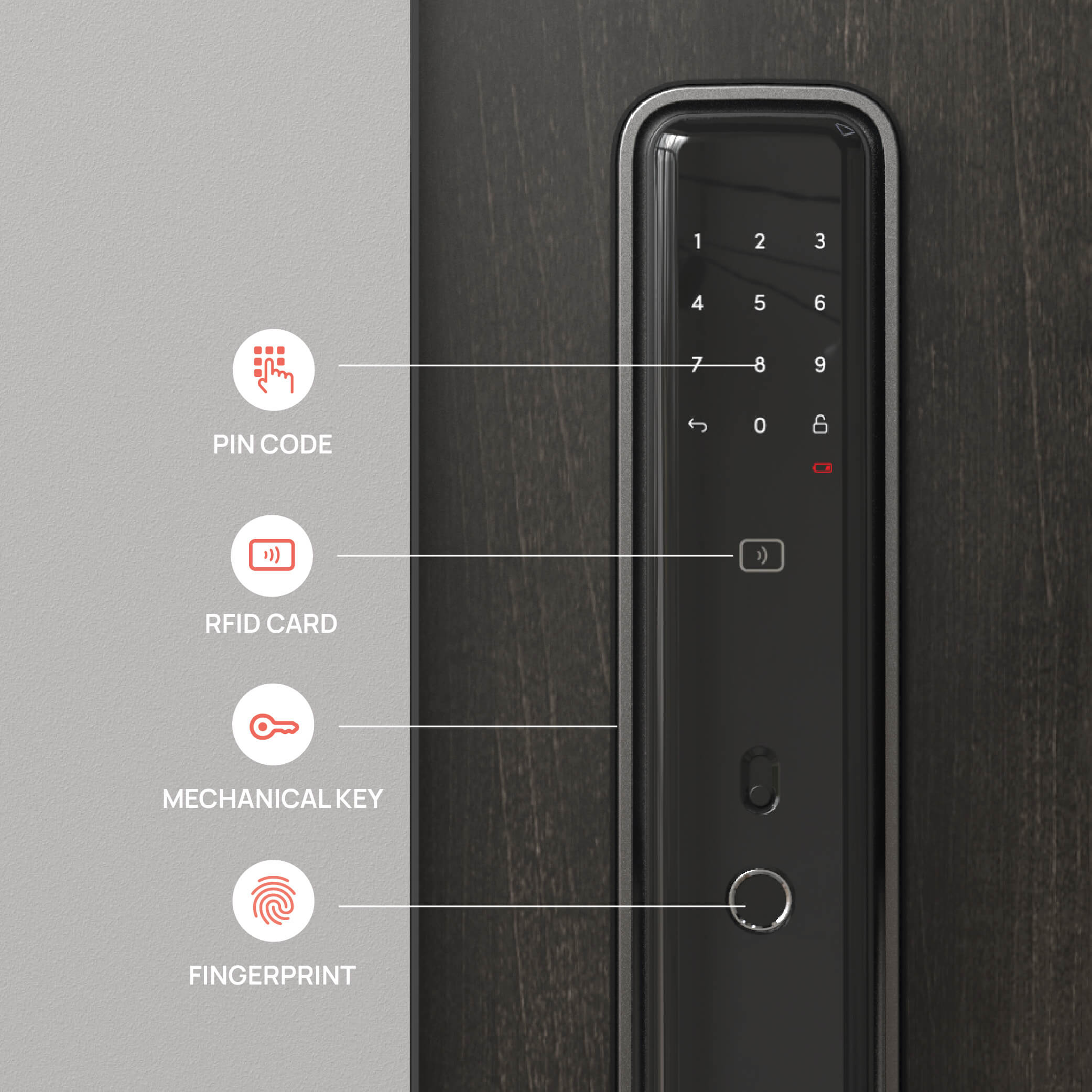 Mortise Touch Digital Lock